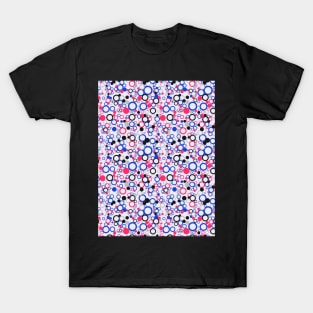 Bubble Gum Circle Pattern T-Shirt